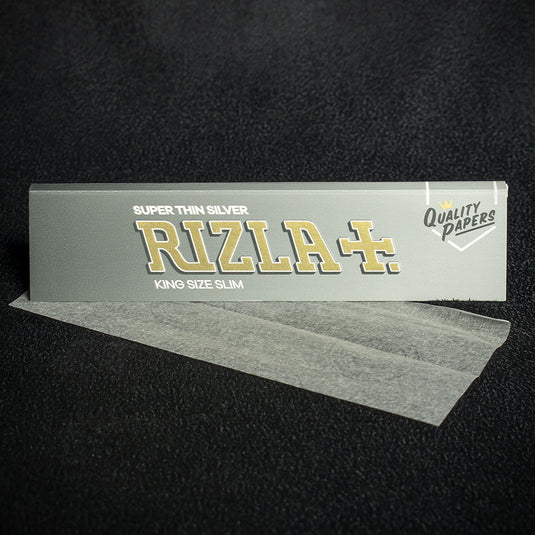 Rizla King Size Silver Slim Rolling Papers - Bundle of 2