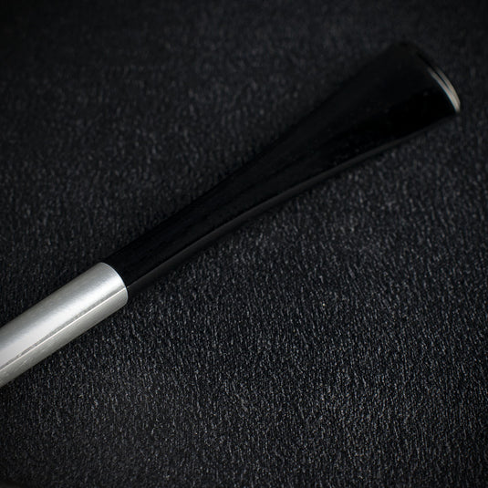 Smoke-King Metal Pipe Brown Poa Rosa Wood Egg Shape Bowl