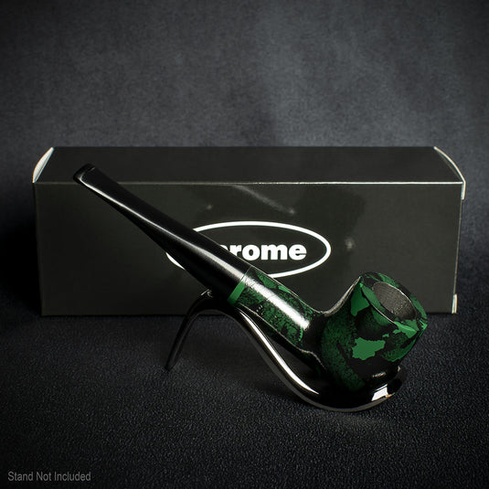 Sarome Green Moss Straight Pearwood Pipe - 9mm 