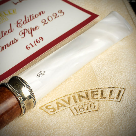 Savinelli 2023 Limited Edition Christmas Briar Smoking Pipe - 61/69