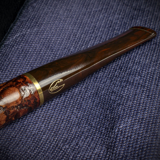 Savinelli Alligator Brown 6mm Briar Smoking Pipe - Shape 111