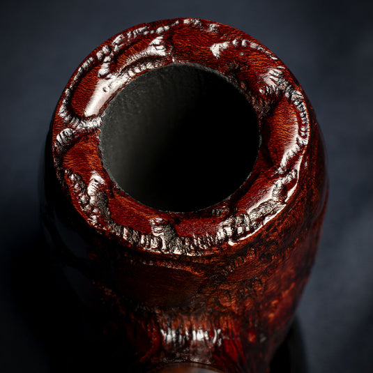 Savinelli Alligator Brown 6mm Briar Smoking Pipe - Shape 614