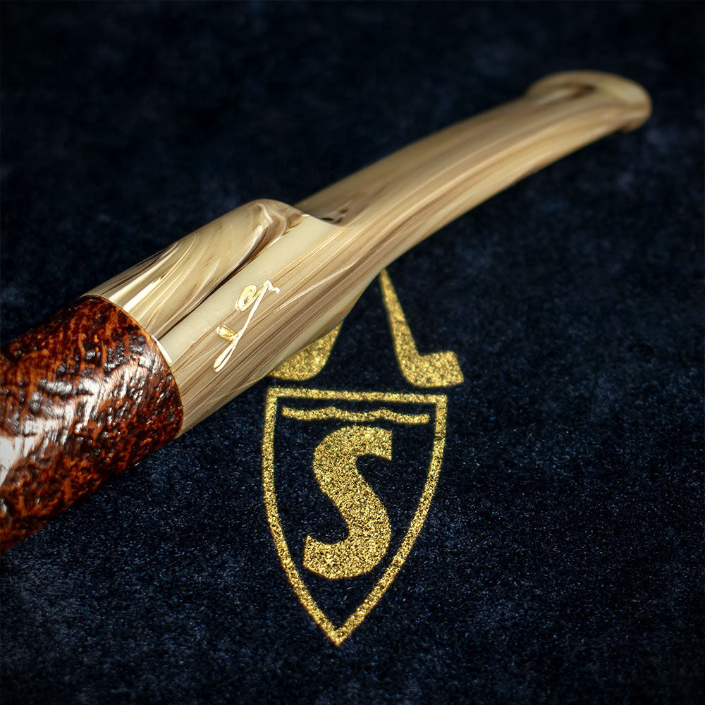 Savinelli Autograph (Limited Edition) Sandblasted Black Briar Pipe - 0
