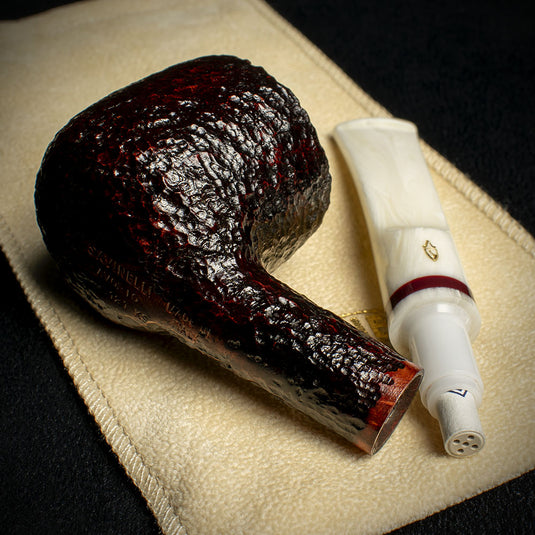 Savinelli Avorio Rustic Brown 121 - 6mm Briar Pipe