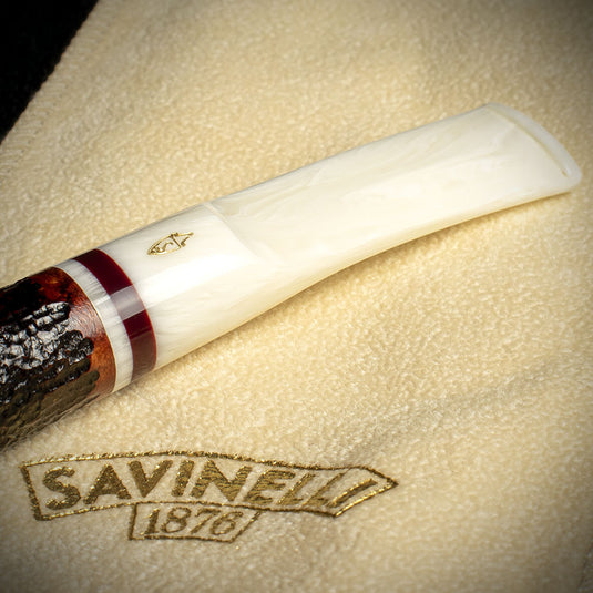 Savinelli Avorio Rustic Brown 121 - 6mm Briar Pipe
