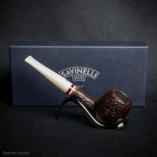 Savinelli Avorio Rustic Brown 207 - 6mm Briar Pipe