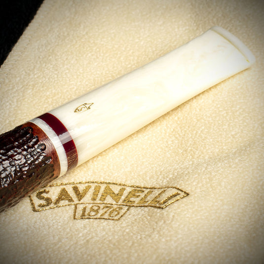 Savinelli Avorio Rustic Brown 409 - 6mm Briar Pipe