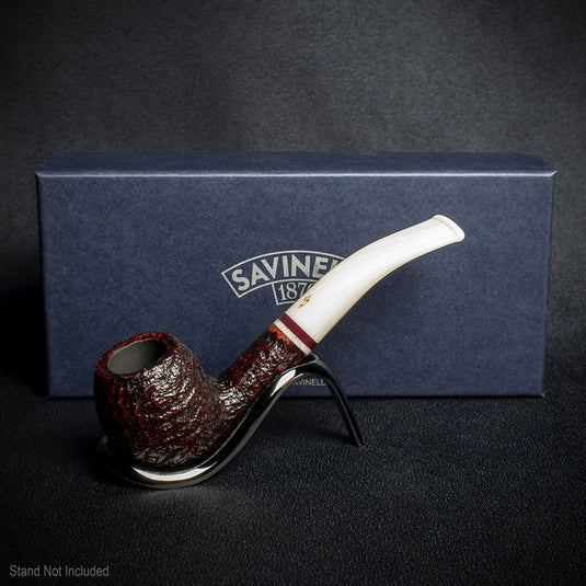 Savinelli Avorio Rustic Brown 626 - 9mm Briar Pipe