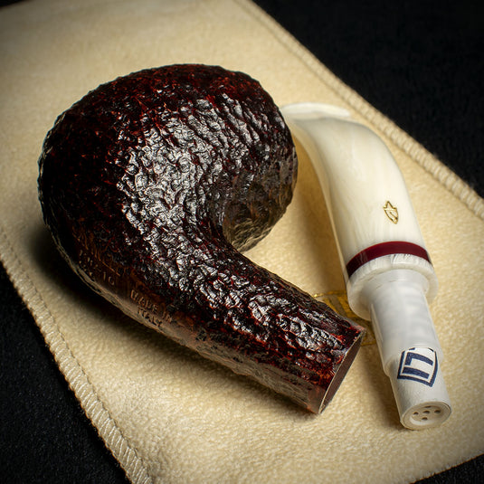Savinelli Avorio Rustic Brown 626 - 9mm Briar Pipe