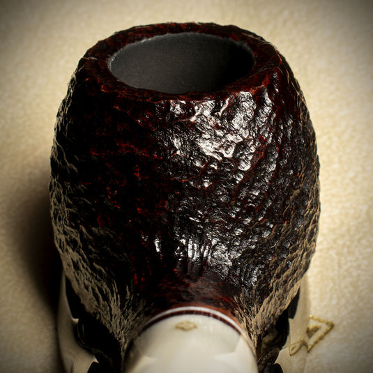 Savinelli Avorio Rustic Brown 626 - 9mm Briar Pipe