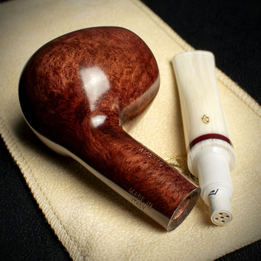 Savinelli Avorio Smooth Burgundy 207 - 6mm Briar Pipe
