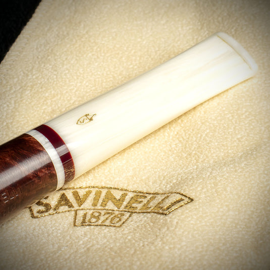 Savinelli Avorio Smooth Burgundy 207 - 6mm Briar Pipe