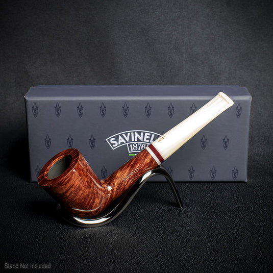 Savinelli Avorio Smooth Burgundy 409 - 6mm Briar Pipe