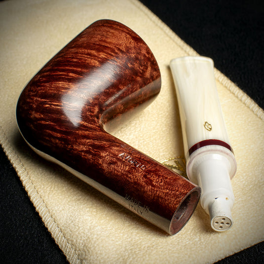 Savinelli Avorio Smooth Burgundy 409 - 6mm Briar Pipe