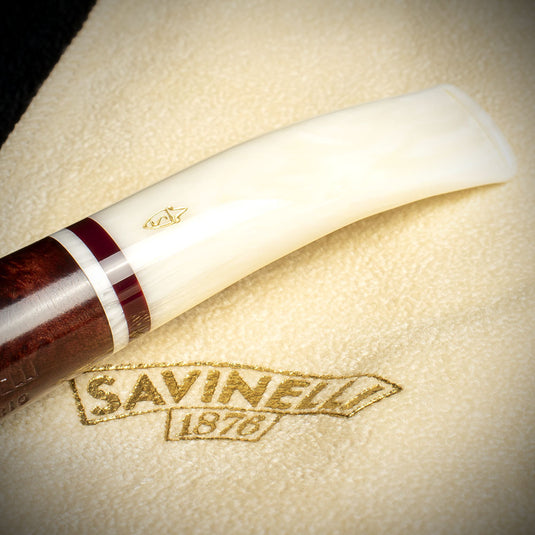 Savinelli Avorio Smooth Burgundy 626 - 6mm Briar Pipe