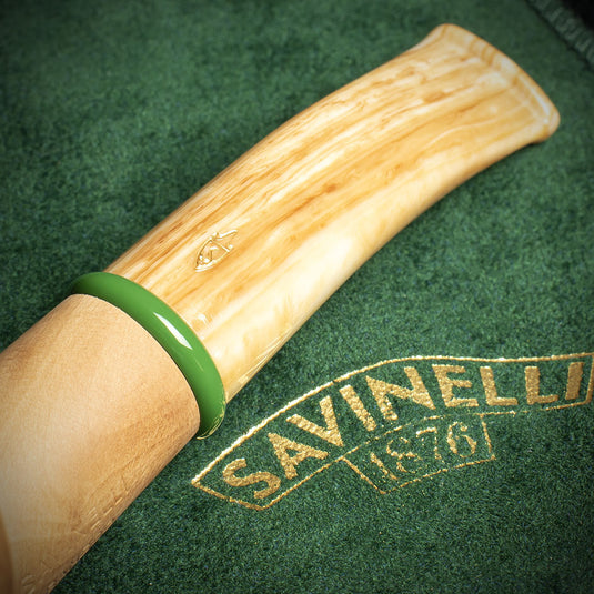 Savinelli Bamboo Rusticated Natural 626 - 6mm Briar Pipe