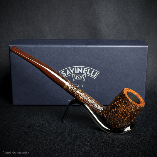 Savinelli Bings Favourite 6mm Briar Pipe - Brownblast