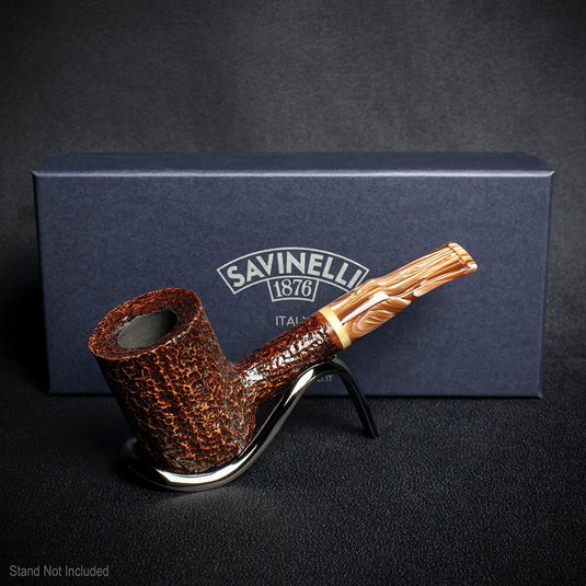 Savinelli Dolomiti Rustic Light Brown 311 - 9mm Briar Pipe
