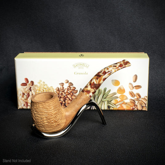 Savinelli Granola Rusticated 601 - 6mm Briar Pipe