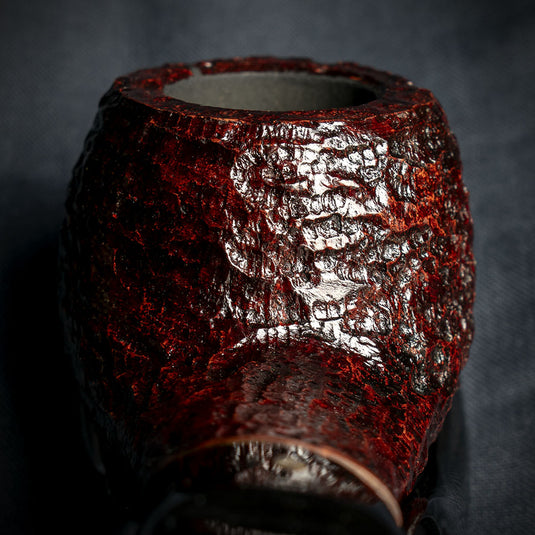 Savinelli Lollo Rusticated Brown (Marrone) 01 - 6mm Briar Pipe