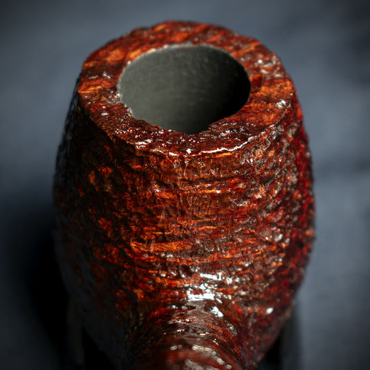 Savinelli Lunaria Rustic Briar Smoking Pipe - Shape 670 6mm