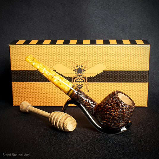 Savinelli Miele Rusticata Brownblast 207 - 6mm Briar Pipe