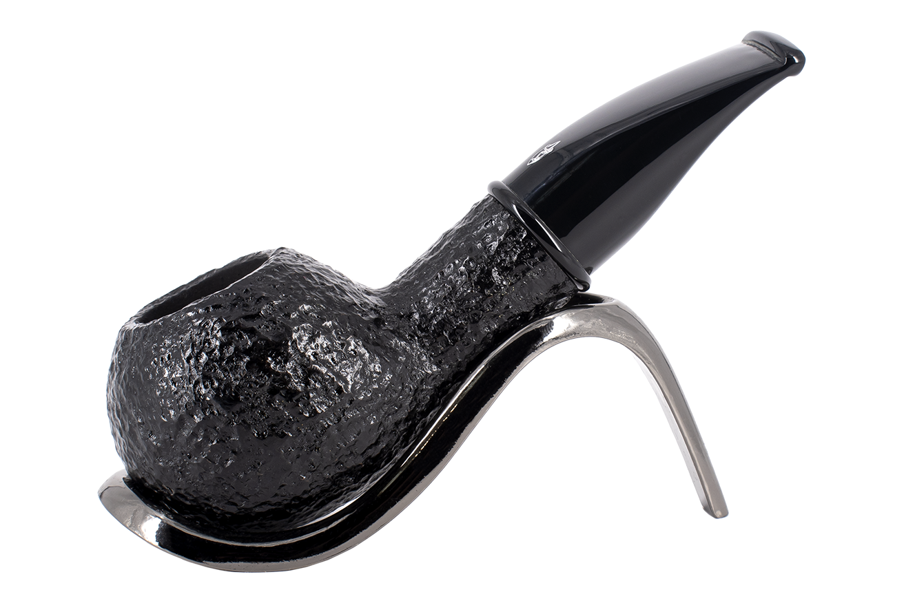 Savinelli Mini - Black Rusticated Briar Smoking Pipe - Shape 321 (6mm ...