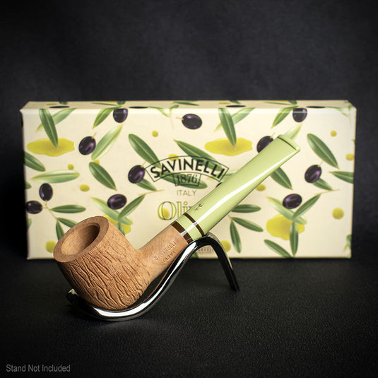 Savinelli Oliva Natural Rustic 106 - 6mm Briar Pipe
