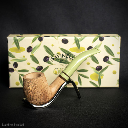Savinelli Oliva Natural Rustic 601 - 6mm Briar Pipe