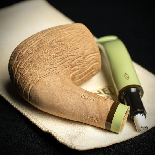 Savinelli Oliva Natural Rustic 606 - 6mm Briar Pipe