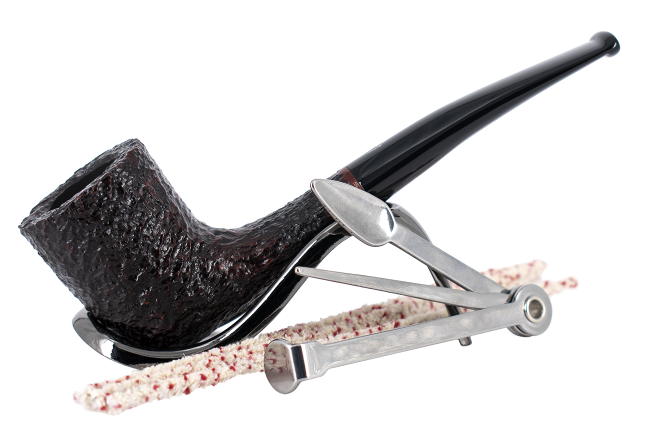 Savinelli One Rustic Dark Brown 404 Pipe Starter Kit