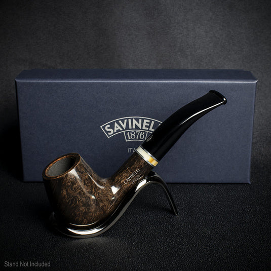 Savinelli Oscar Liscia Marrone Scuro 628 - Briar Pipe