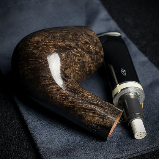 Savinelli Oscar Liscia Marrone Scuro 628 - Briar Pipe