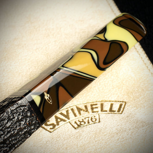 Savinelli Paloma Rustic Black 510 - 6mm Briar Pipe