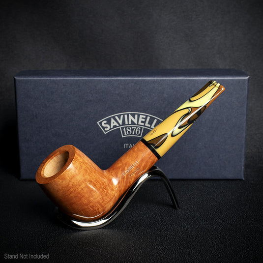 Savinelli Paloma Smooth Brown 101 - 6mm Briar Pipe