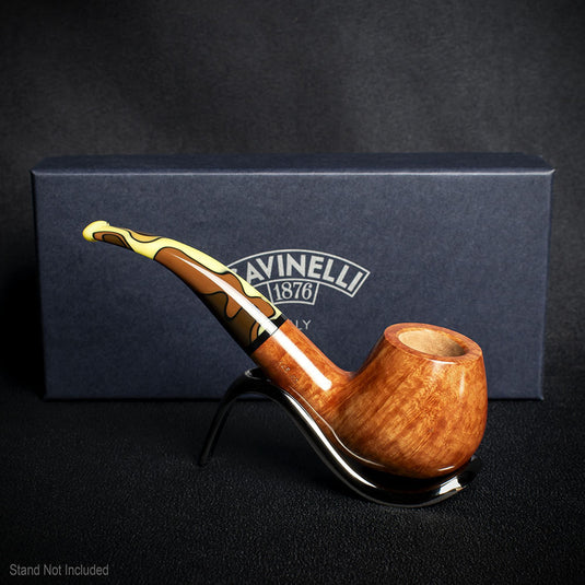 Savinelli Paloma Smooth Brown 645 - 6mm Briar Pipe