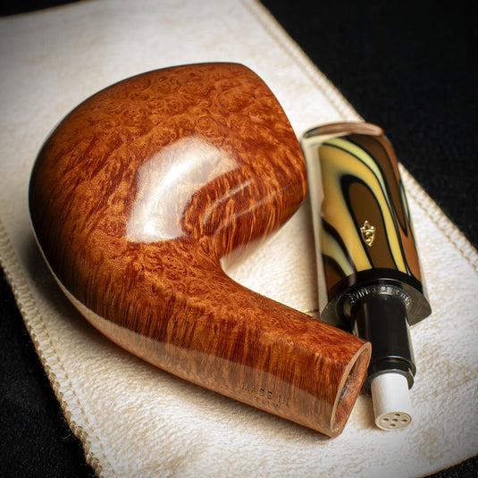 Savinelli Paloma Smooth Brown 677 - 6mm Briar Pipe