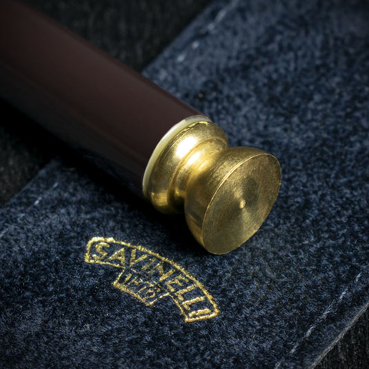 Savinelli Fantasy Pipe Tamper - Dark Brown