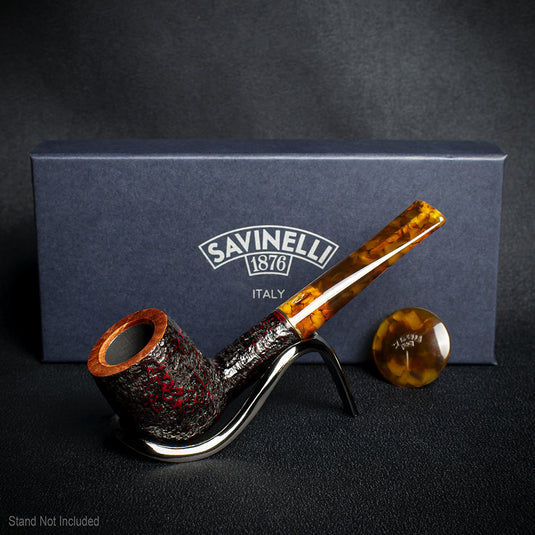 Savinelli Tortuga Rustic Shape No.106 - 6mm Briar Pipe