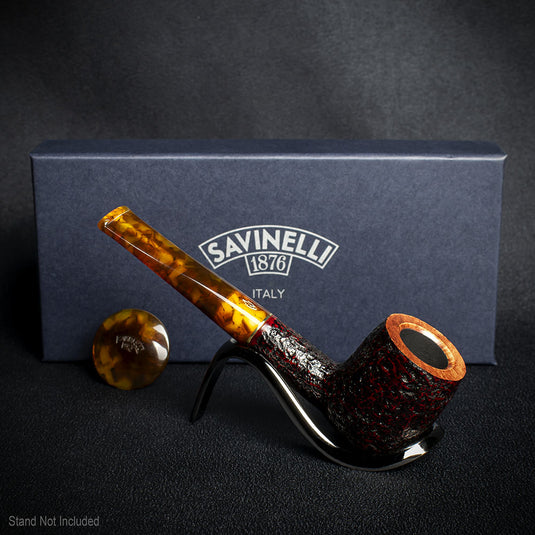 Savinelli Tortuga Rustic Shape No.106 - 6mm Briar Pipe