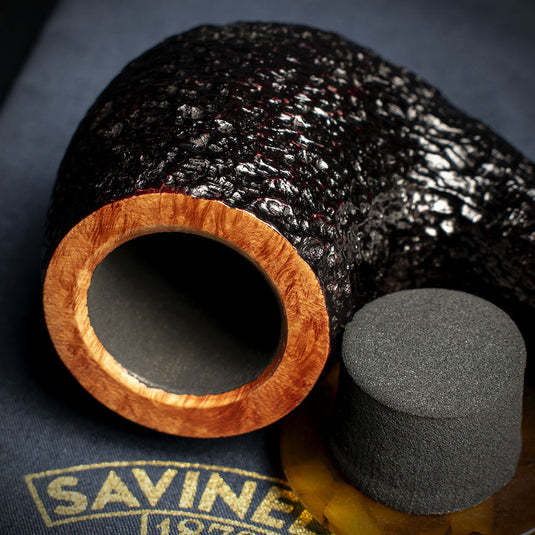 Savinelli Tortuga Rustic Shape No.602 - 6mm Briar Pipe