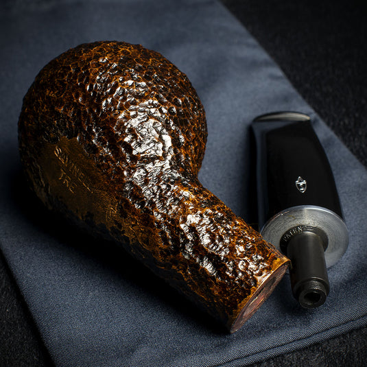 Savinelli Tre Rusticated Briar Pipe - 321