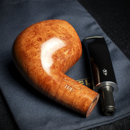 Savinelli Tre Smooth Briar Pipe - 626