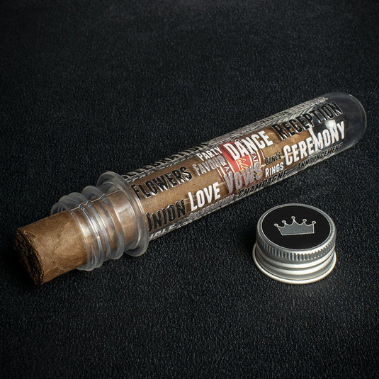 Wedding Cigar Gift Tube + Padilla Robusto - The Best Man