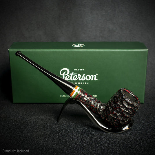 Peterson of Dublin St. Patrick's Day 2026 Rusticated Briar Pipe - Shape 15