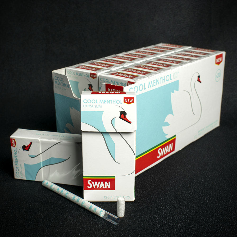 Swan Cool Menthol Extra Slim Filter Tips - 120 Pack