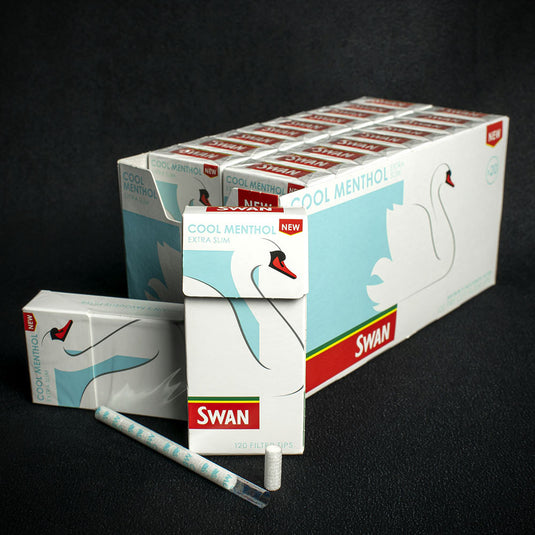 Swan Cool Menthol Extra Slim Filter Tips - 120 Pack