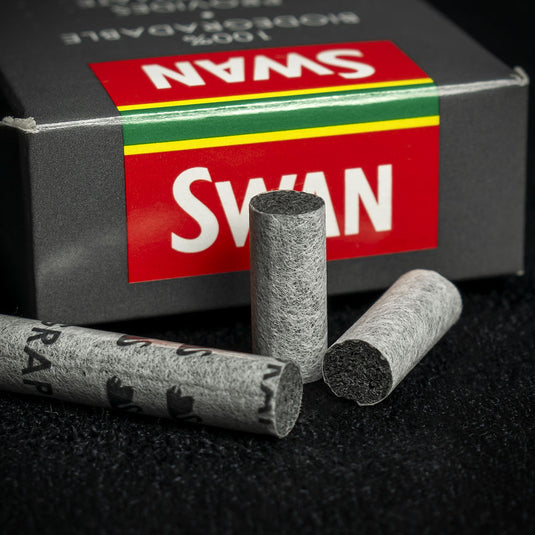 Swan Graphite Extra Slim Filter Tips - 120 Pack
