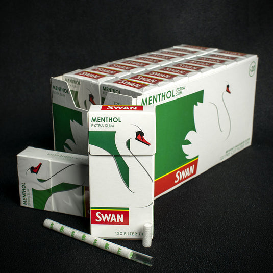 Swan Menthol Extra Slim Filter Tips - 120