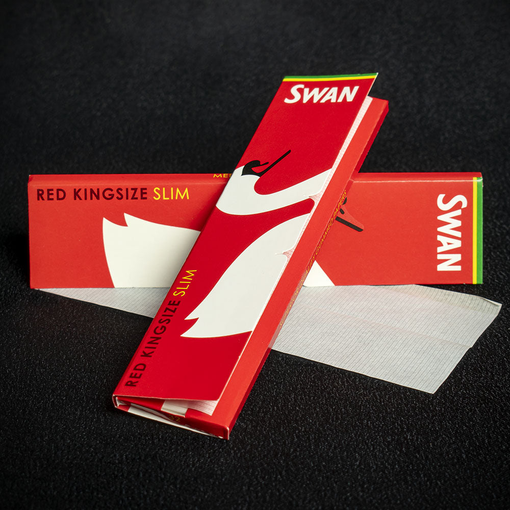 King Paper Swan King Size Red Rolling Papers - 2 Packs | Smoke-King
